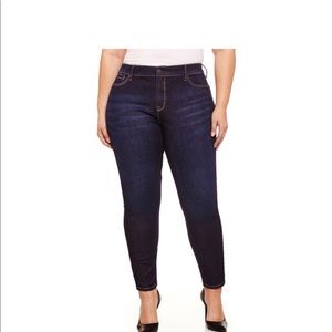 JCPenney Boutique Dark Skinny Jeans sz 18